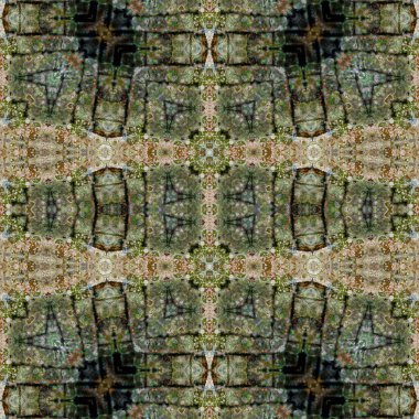 Kusursuz soyut desen. Kusursuz soyut bir arkaplan. Kaotik doku. Mandala