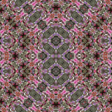 Kusursuz soyut desen. Kusursuz soyut bir arkaplan. Kaotik doku. Mandala