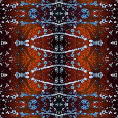 Kusursuz soyut desen. Kusursuz soyut bir arkaplan. Kaotik doku. Mandala