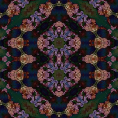 Kusursuz soyut desen. Kusursuz soyut bir arkaplan. Kaotik doku. Mandala