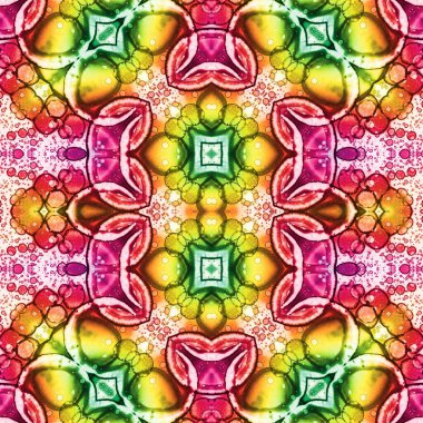 Kusursuz soyut desen. Kusursuz soyut bir arkaplan. Kaotik doku. Mandala