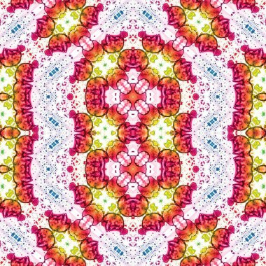 Kusursuz soyut desen. Kusursuz soyut bir arkaplan. Kaotik doku. Mandala