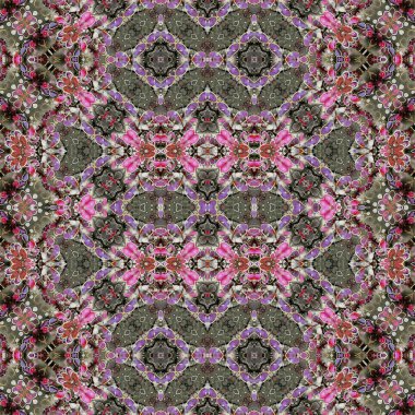 Kusursuz soyut desen. Kusursuz soyut bir arkaplan. Kaotik doku. Mandala