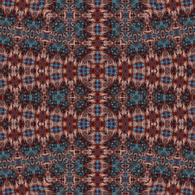 Kusursuz soyut desen. Kusursuz soyut bir arkaplan. Kaotik doku. Mandala