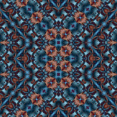 Kusursuz soyut desen. Kusursuz soyut bir arkaplan. Kaotik doku. Mandala