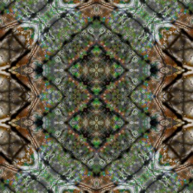 Kusursuz soyut desen. Kusursuz soyut bir arkaplan. Kaotik doku. Mandala