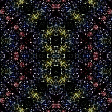 Kusursuz soyut desen. Kusursuz soyut bir arkaplan. Kaotik doku. Mandala