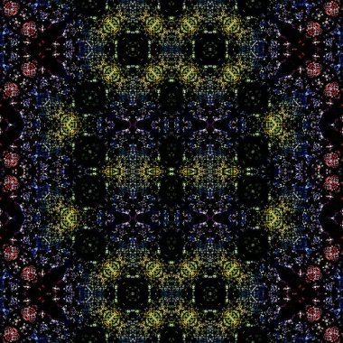 Kusursuz soyut desen. Kusursuz soyut bir arkaplan. Kaotik doku. Mandala