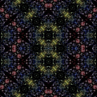 Kusursuz soyut desen. Kusursuz soyut bir arkaplan. Kaotik doku. Mandala