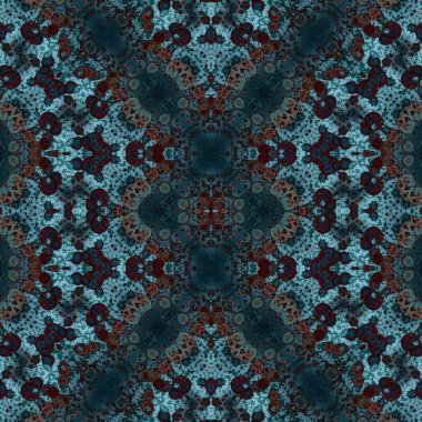 Kusursuz soyut desen. Kusursuz soyut bir arkaplan. Kaotik doku. Mandala