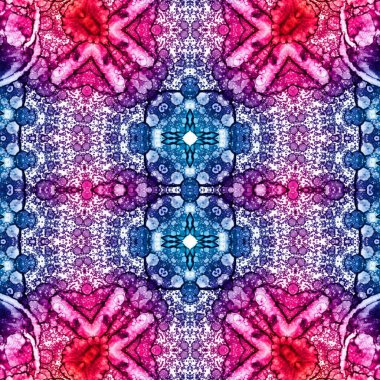 Kusursuz soyut desen. Kusursuz soyut bir arkaplan. Kaotik doku. Mandala