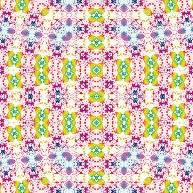 Kusursuz soyut desen. Kusursuz soyut bir arkaplan. Kaotik doku. Mandala