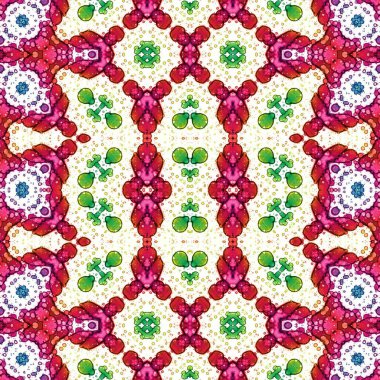 Kusursuz soyut desen. Kusursuz soyut bir arkaplan. Kaotik doku. Mandala