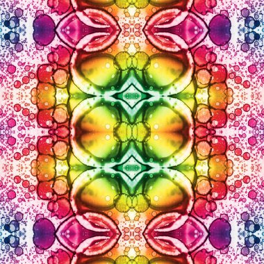 Kusursuz soyut desen. Kusursuz soyut bir arkaplan. Kaotik doku. Mandala