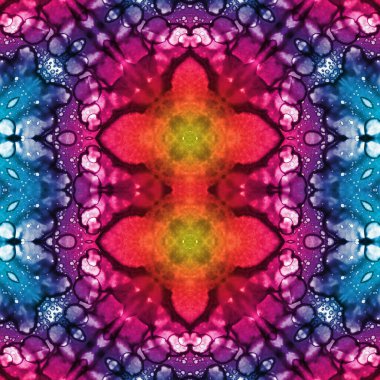 Kusursuz soyut desen. Kusursuz soyut bir arkaplan. Kaotik doku. Mandala