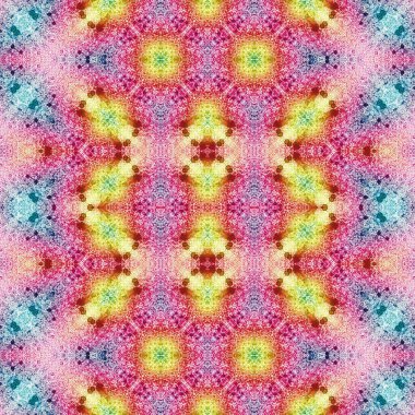 Seamless abstract pattern. Seamless abstract background. Chaotic texture. Mandala
