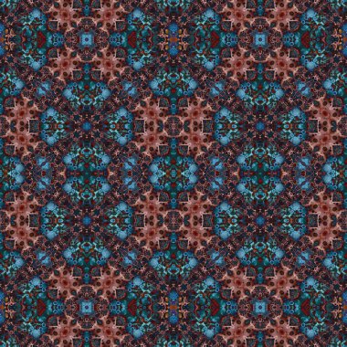 Kusursuz soyut desen. Kusursuz soyut bir arkaplan. Kaotik doku. Mandala