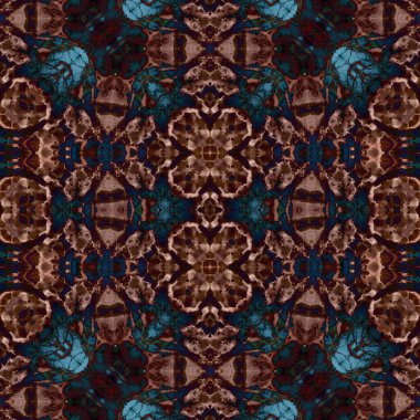 Kusursuz soyut desen. Kusursuz soyut bir arkaplan. Kaotik doku. Mandala