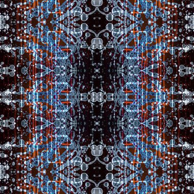 Kusursuz soyut desen. Kusursuz soyut bir arkaplan. Kaotik doku. Mandala