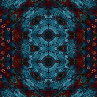 Kusursuz soyut desen. Kusursuz soyut bir arkaplan. Kaotik doku. Mandala