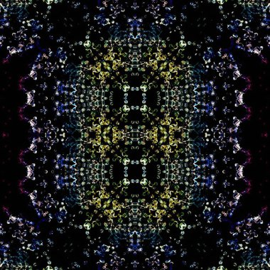 Kusursuz soyut desen. Kusursuz soyut bir arkaplan. Kaotik doku. Mandala