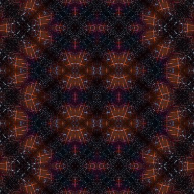 Kusursuz soyut desen. Kusursuz soyut bir arkaplan. Kaotik doku. Mandala