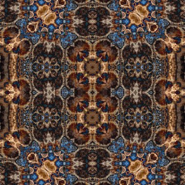 Kusursuz soyut desen. Kusursuz soyut bir arkaplan. Kaotik doku. Mandala