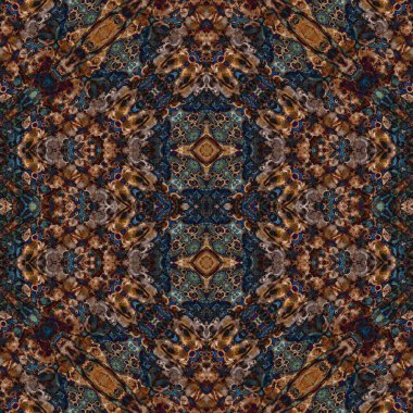 Kusursuz soyut desen. Kusursuz soyut bir arkaplan. Kaotik doku. Mandala