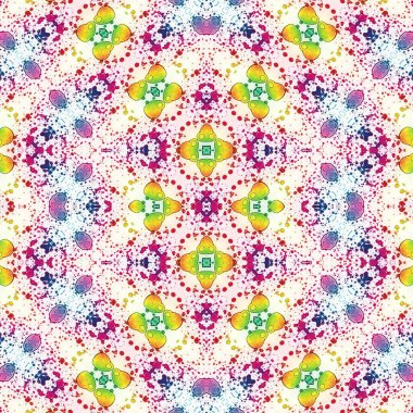 Kusursuz soyut desen. Kusursuz soyut bir arkaplan. Kaotik doku. Mandala