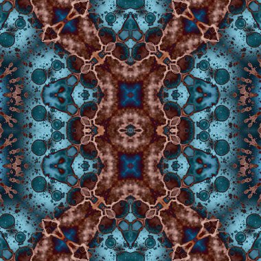 Kusursuz soyut desen. Kusursuz soyut bir arkaplan. Kaotik doku. Mandala