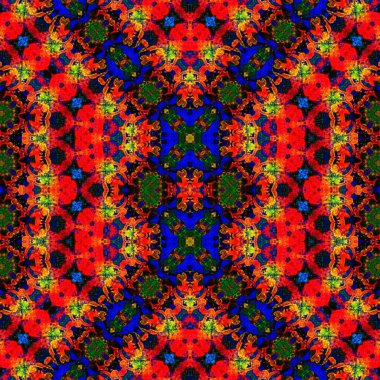 Kusursuz soyut desen. Kusursuz soyut bir arkaplan. Kaotik doku. Mandala