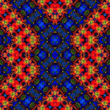 Kusursuz soyut desen. Kusursuz soyut bir arkaplan. Kaotik doku. Mandala