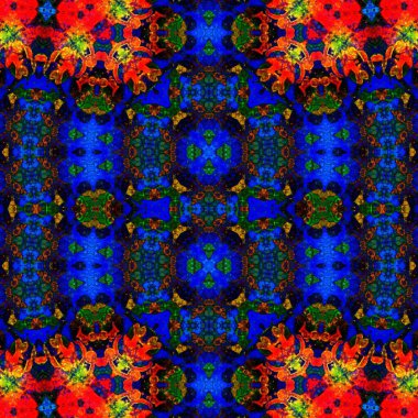 Kusursuz soyut desen. Kusursuz soyut bir arkaplan. Kaotik doku. Mandala