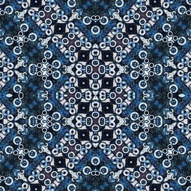 Kusursuz soyut desen. Kusursuz soyut bir arkaplan. Kaotik doku. Mandala