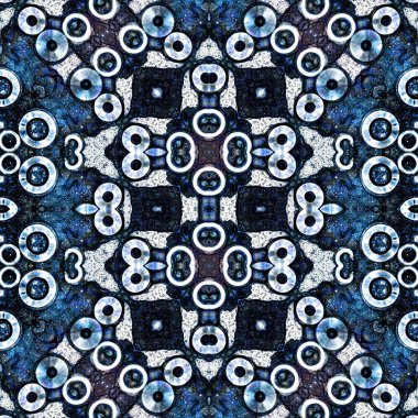 Kusursuz soyut desen. Kusursuz soyut bir arkaplan. Kaotik doku. Mandala