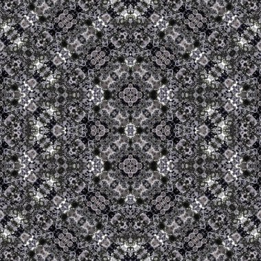 Kusursuz soyut desen. Kusursuz soyut bir arkaplan. Kaotik doku. Mandala