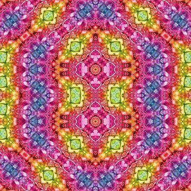 Kusursuz soyut desen. Kusursuz soyut bir arkaplan. Kaotik doku. Mandala