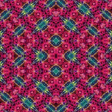 Kusursuz soyut desen. Kusursuz soyut bir arkaplan. Kaotik doku. Mandala