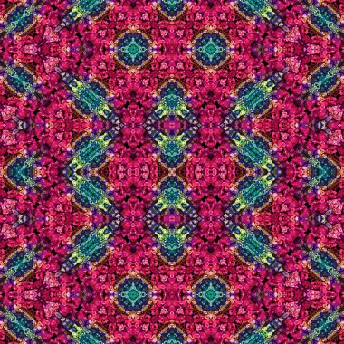 Kusursuz soyut desen. Kusursuz soyut bir arkaplan. Kaotik doku. Mandala