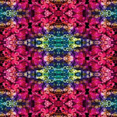 Kusursuz soyut desen. Kusursuz soyut bir arkaplan. Kaotik doku. Mandala