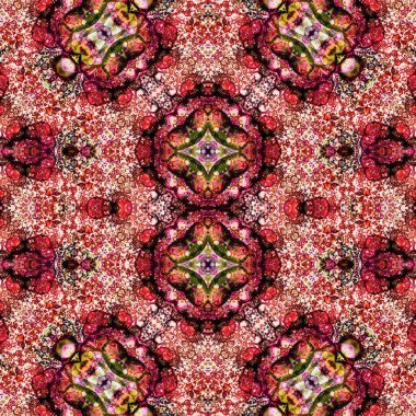 Kusursuz soyut desen. Kusursuz soyut bir arkaplan. Kaotik doku. Mandala