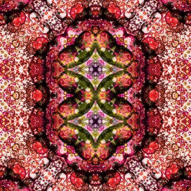 Kusursuz soyut desen. Kusursuz soyut bir arkaplan. Kaotik doku. Mandala