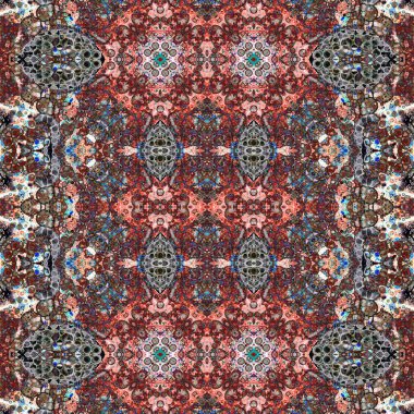 Kusursuz soyut desen. Kusursuz soyut bir arkaplan. Kaotik doku. Mandala