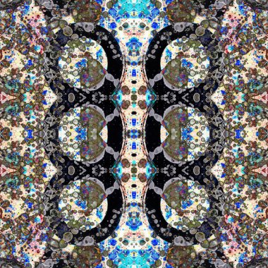 Kusursuz soyut desen. Kusursuz soyut bir arkaplan. Kaotik doku. Mandala