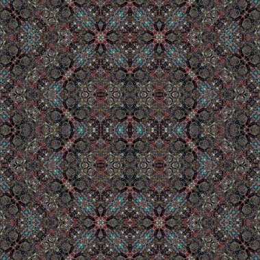 Kusursuz soyut desen. Kusursuz soyut bir arkaplan. Kaotik doku. Mandala