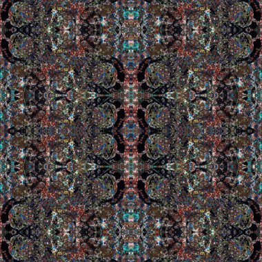 Kusursuz soyut desen. Kusursuz soyut bir arkaplan. Kaotik doku. Mandala