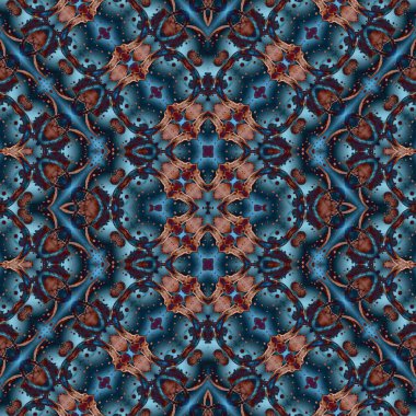 Kusursuz soyut desen. Kusursuz soyut bir arkaplan. Kaotik doku. Mandala