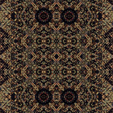 Kusursuz soyut desen. Kusursuz soyut bir arkaplan. Kaotik doku. Mandala