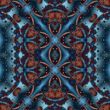 Kusursuz soyut desen. Kusursuz soyut bir arkaplan. Kaotik doku. Mandala