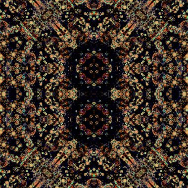 Kusursuz soyut desen. Kusursuz soyut bir arkaplan. Kaotik doku. Mandala